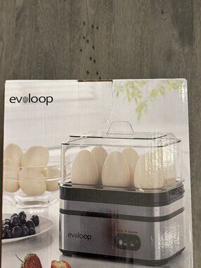 Evoloop Rapid egg cooker (hard boiled, poached, or an omelet) NEW